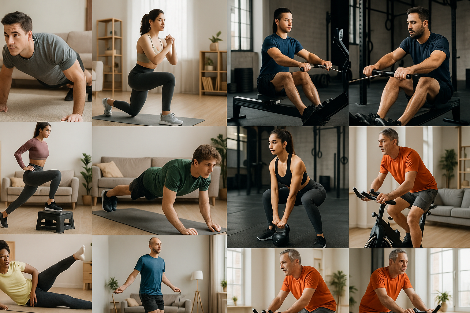 여러가지 운동 사진