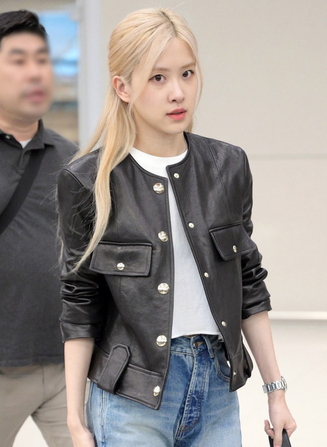 로제 블루 스키니진