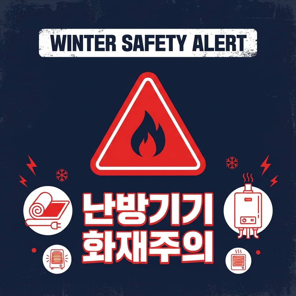 <2025 난방기기 화재 폭증과 '3대 겨울 안전 수칙' - 지금 반드시 점검하세요>