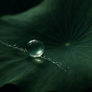 연꽃 잎에 물이 젖지 않는 이유&amp;#44; 신기한 연잎 효과(Lotus effect)의 과학 원리