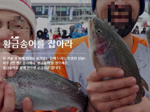 평창송어축제 참가 예약방법