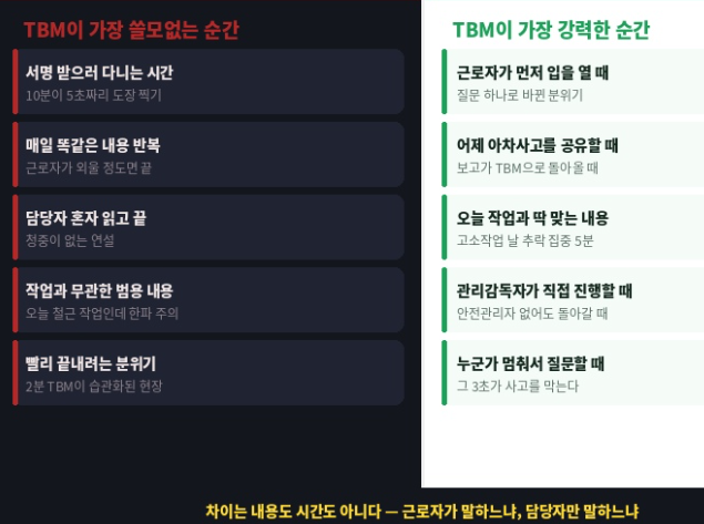 TBM이 필요 없어지는 순간