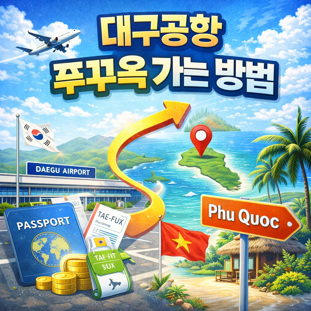 대구공항 푸꾸옥 가는 방법