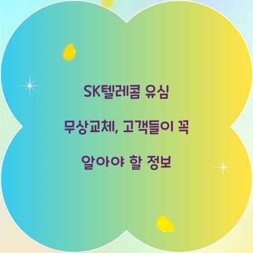 sk텔레콤 유심 무상교체