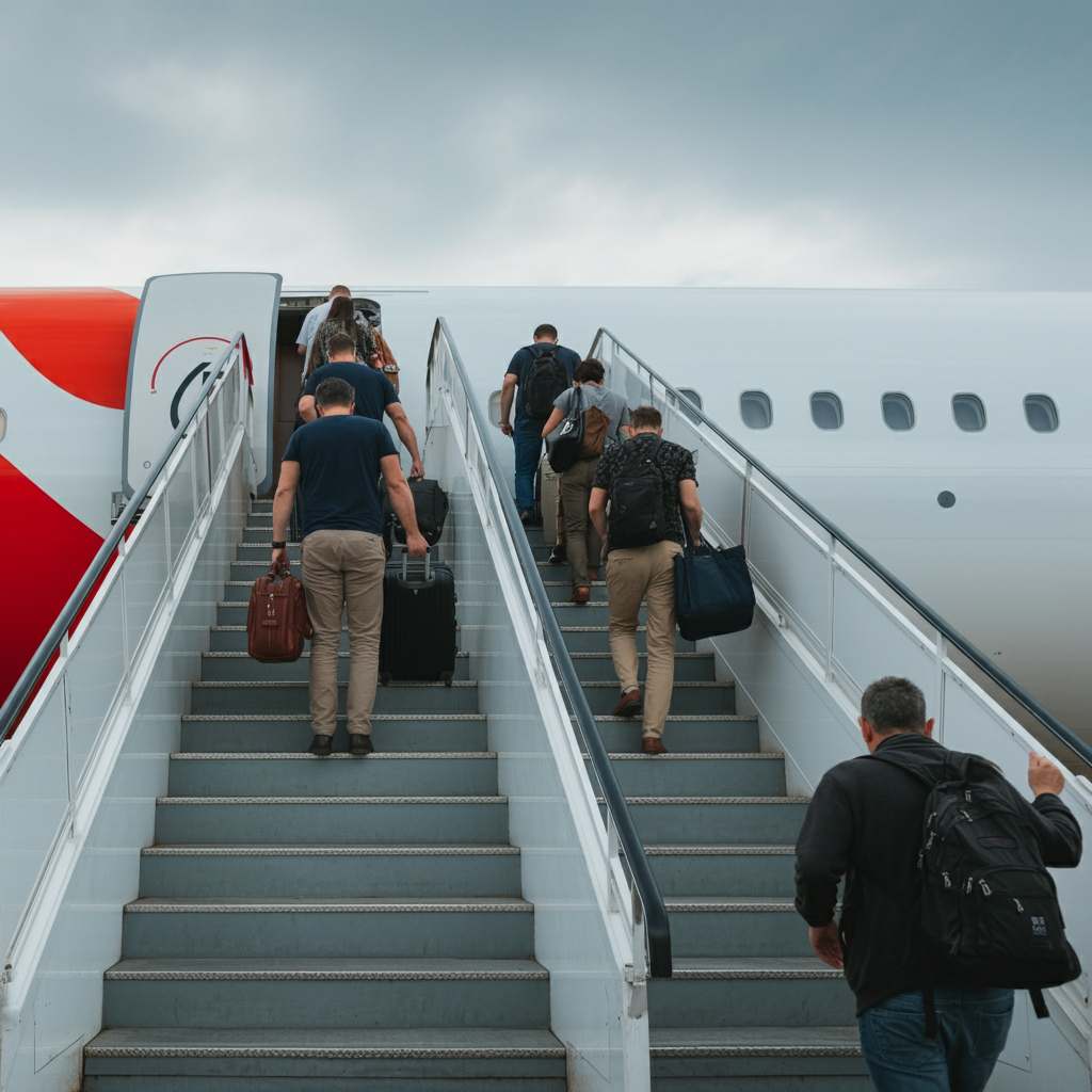 항공기타는-한국인가족05