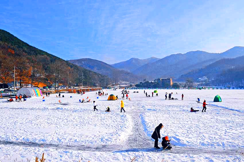 강화 신선지 낚시터 빙어낚시 축제