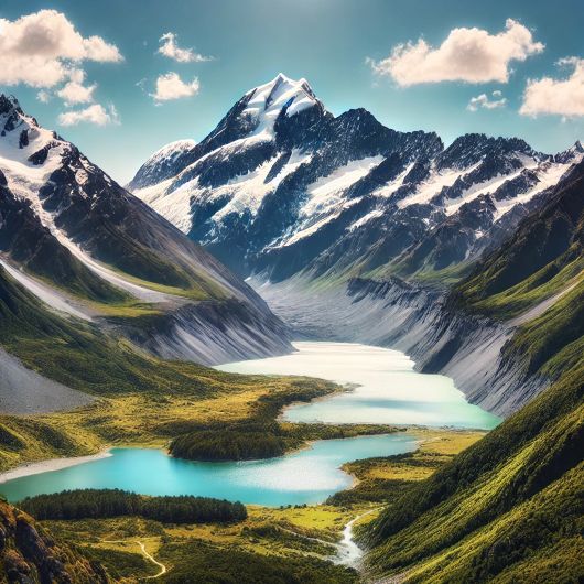 뉴질랜드 마운트 쿡 국립공원