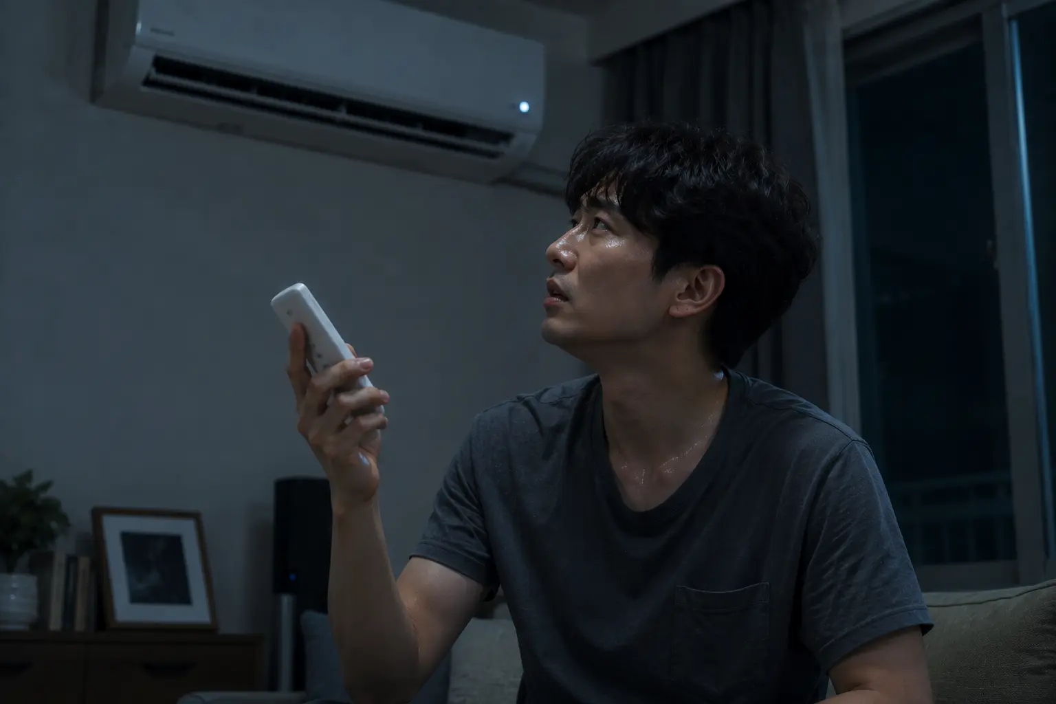 찬바람이 나오지 않는 에어컨