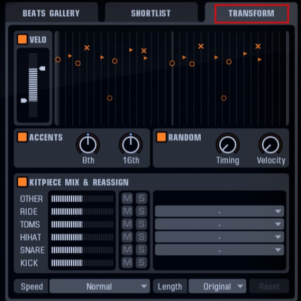 Addictive Drums 2_Transform