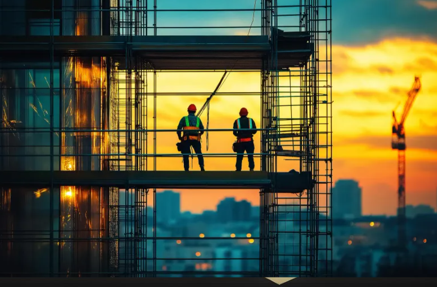 건축 중인 모습