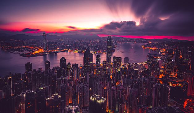 빅토리아 피크 야경