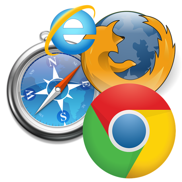 여러 웹 아이콘 사진