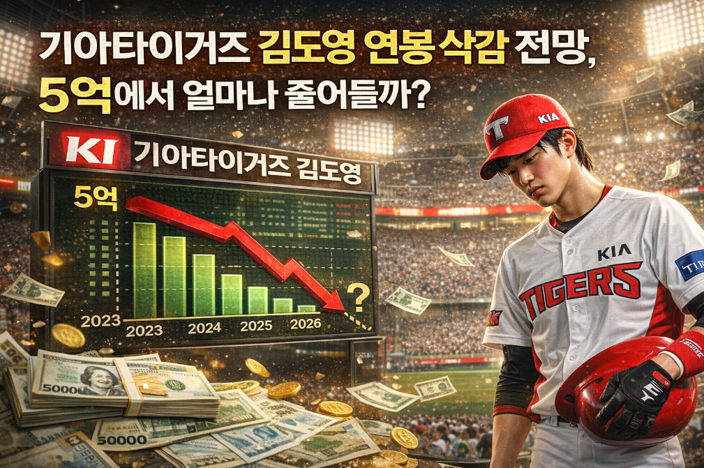 김도영 연봉 5억&rarr;얼마로? 2026 시즌 삭감 전망 완전분석
