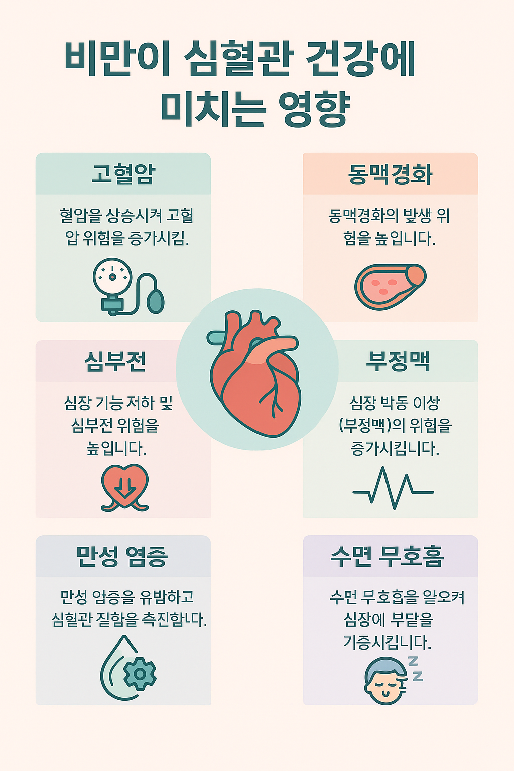 비만이 심혈관에 미치는 영향