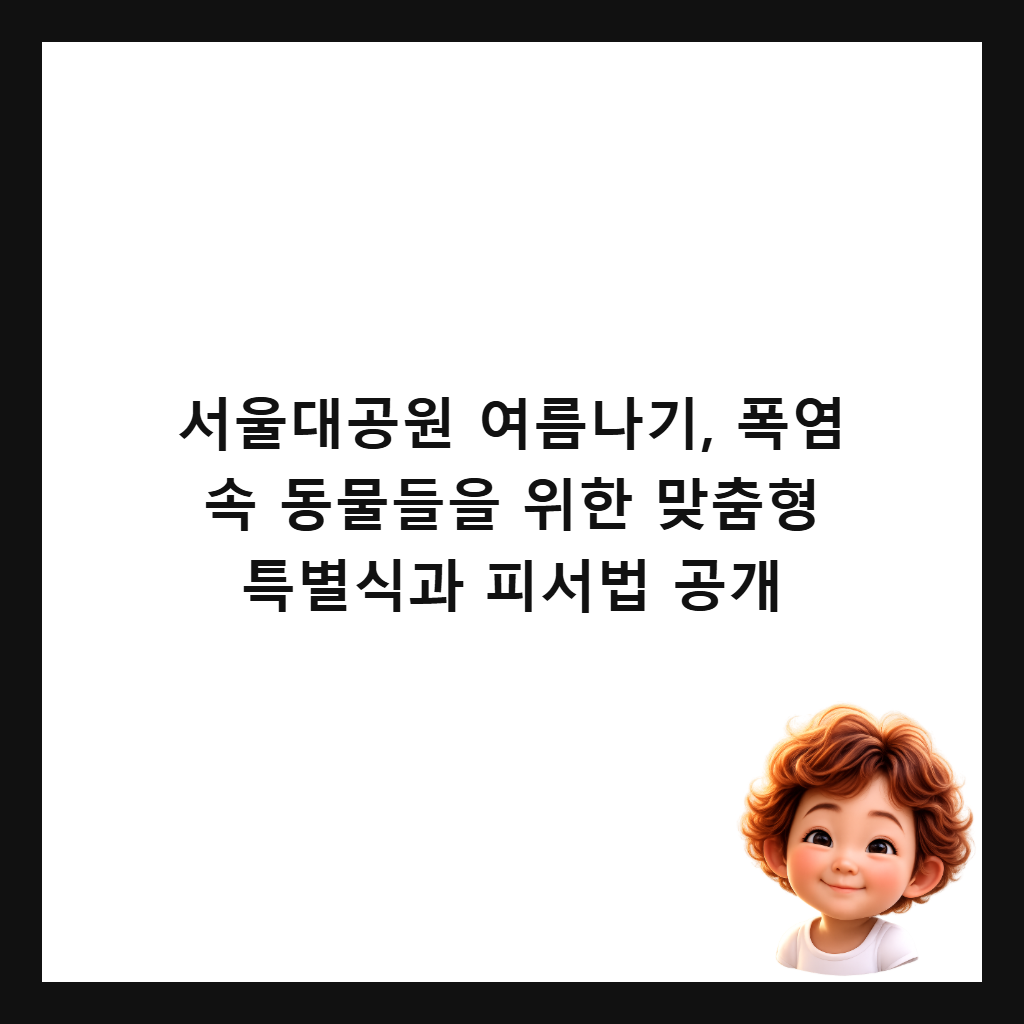 ์์ธ๋๊ณต์ ์ฌ๋ฆ๋๊ธฐ, ํญ์ผ ์ ๋๋ฌผ๋ค์ ์ํ ๋ง์ถคํ ํน๋ณ์๊ณผ ํผ์๋ฒ ๊ณต๊ฐ ์ธ๋ค์ผ