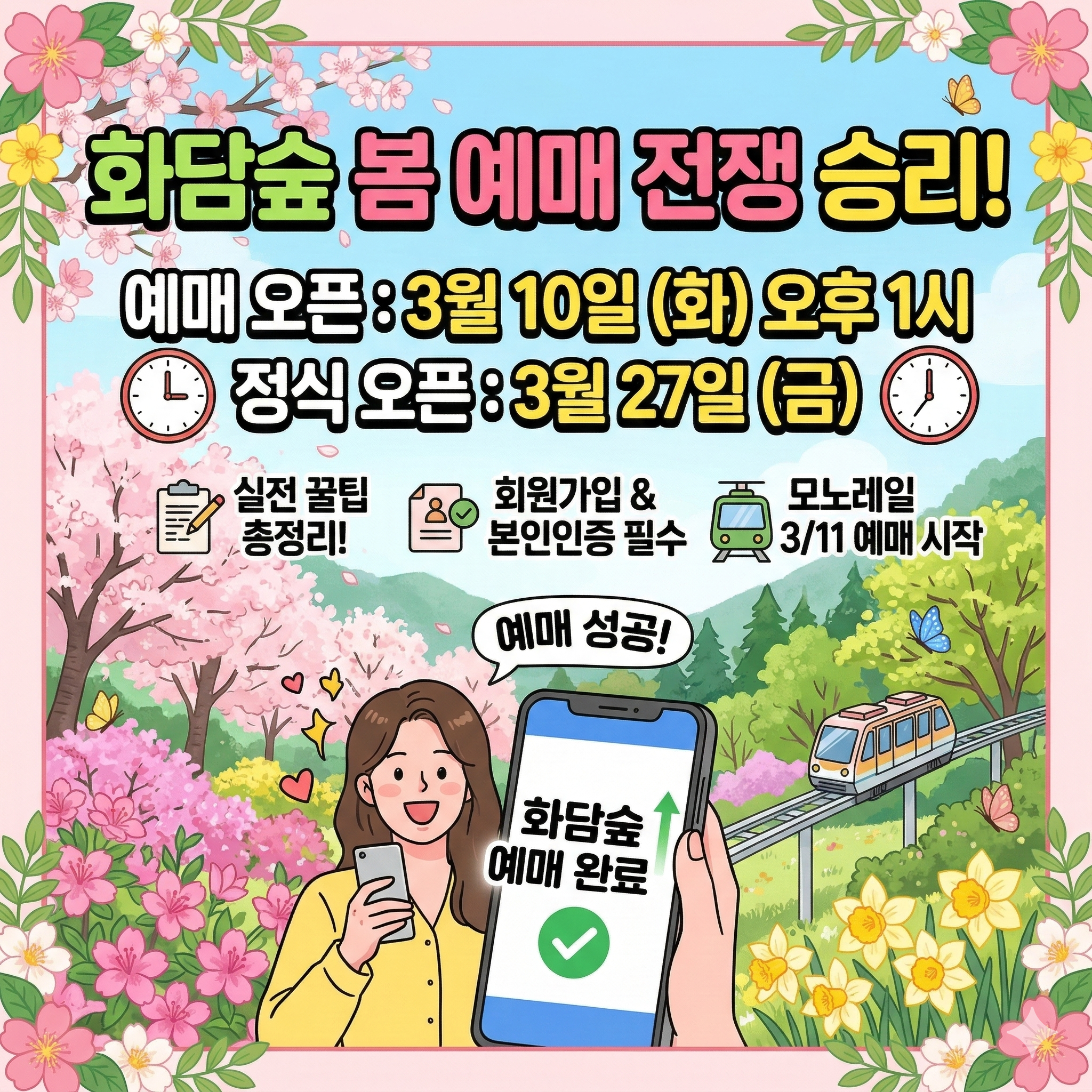 화담숲 예약하기: 봄 시즌 오픈 일정 및 광클 성공 꿀팁 총정리