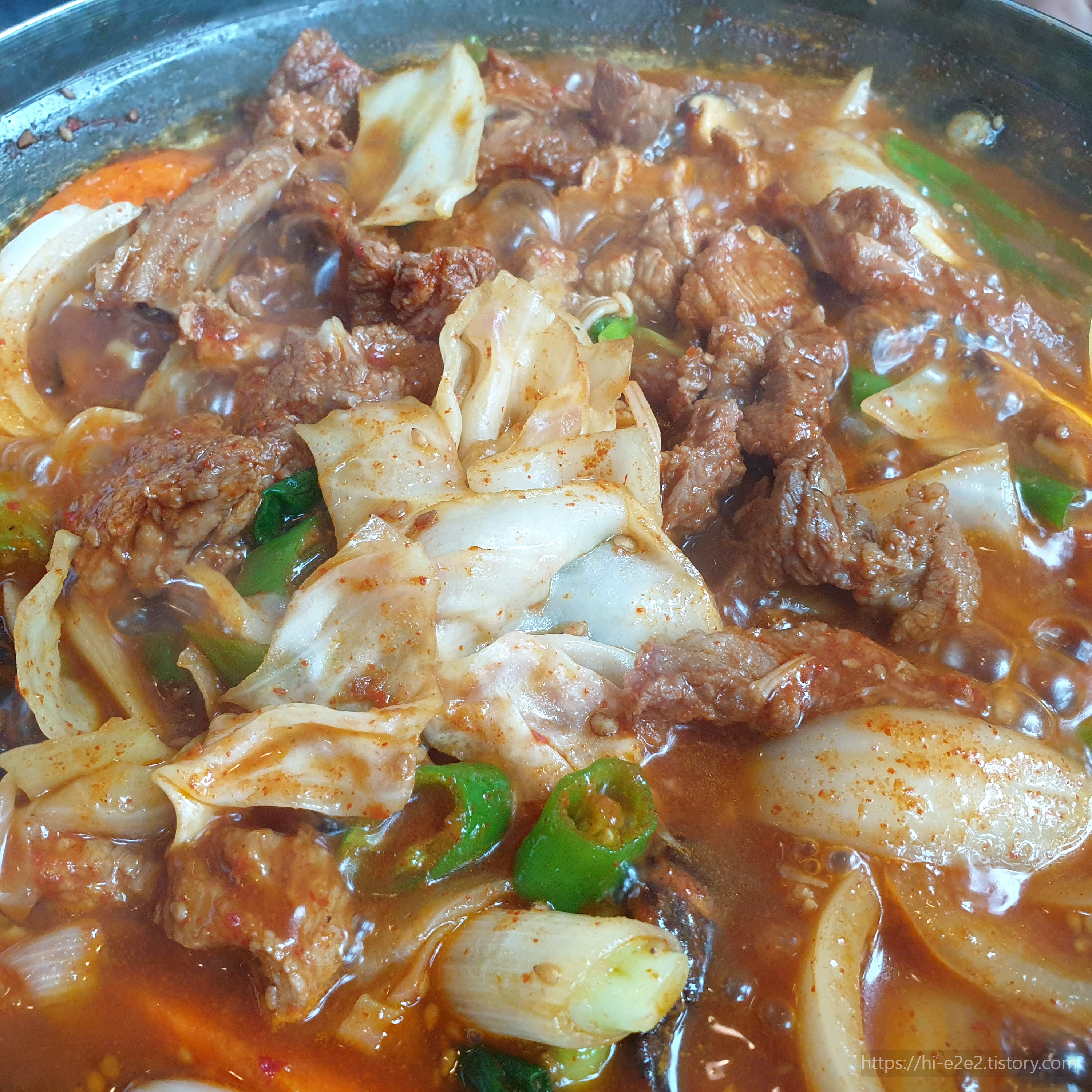 남악참숯갈비 매운돼지갈비찜