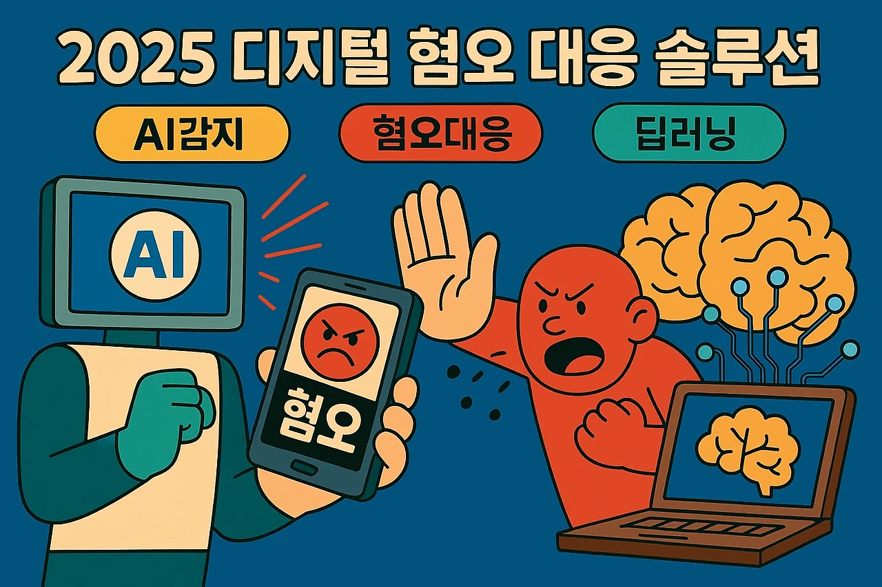 2025 디지털 혐오 대응 솔루션 (AI감지, 혐오대응, 딥러닝) 관련 이미지