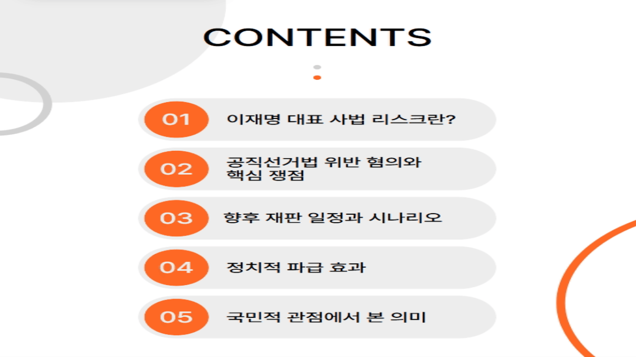 이재명 대표 사법 리스크