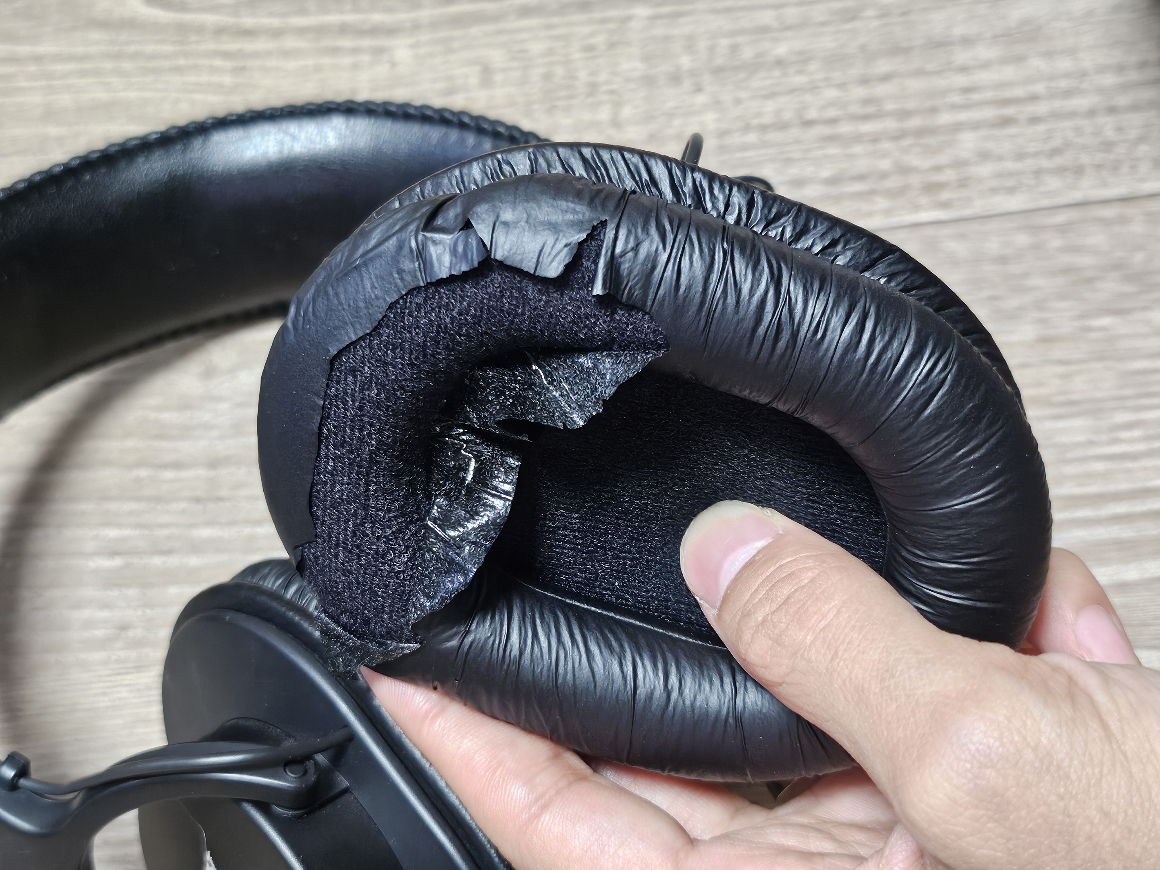 소니 헤드셋 이어패드 교체