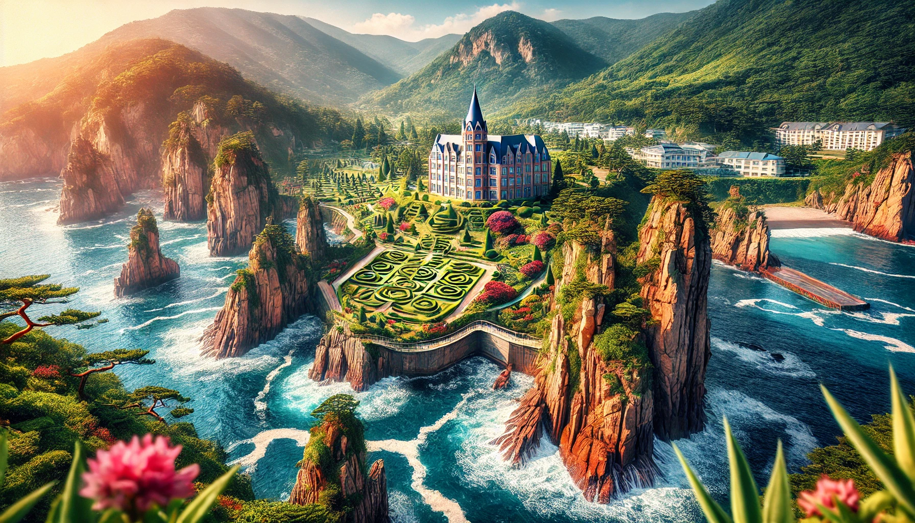 해금강과 외도 보타니아의 아름다운 풍경