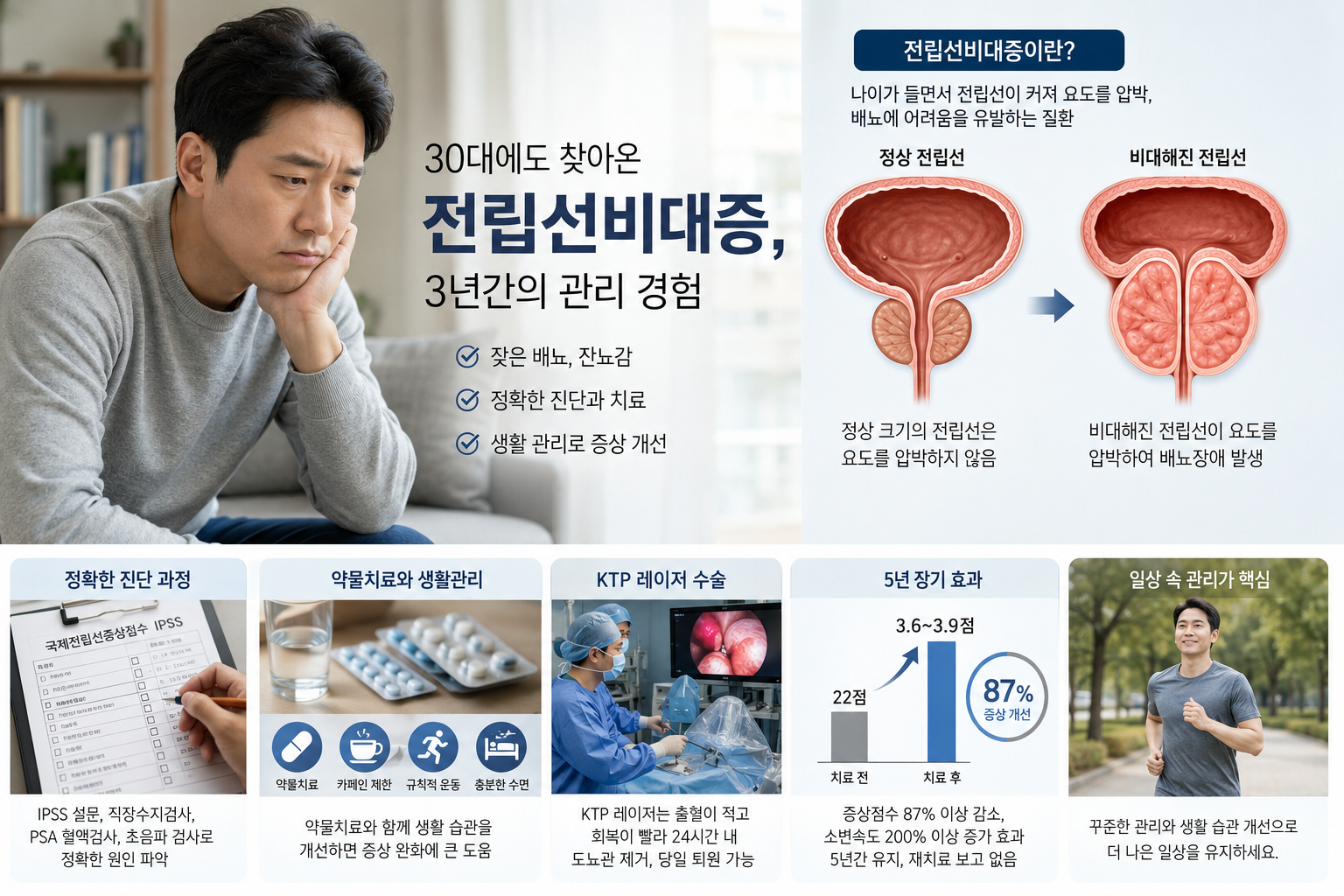 30대 전립선비대증 증상과 관리 요약