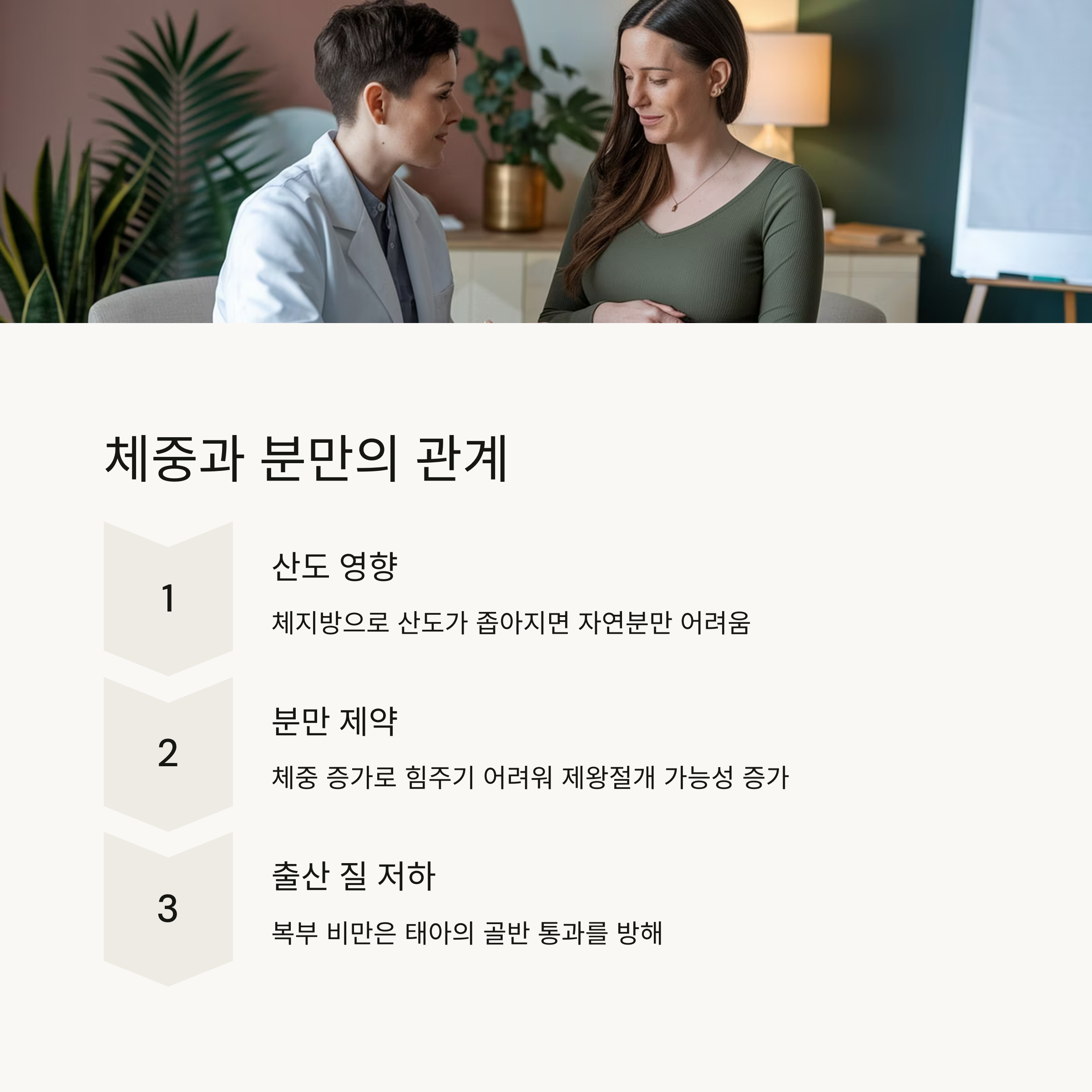 임신 준비 – 체중과 분만의 관계