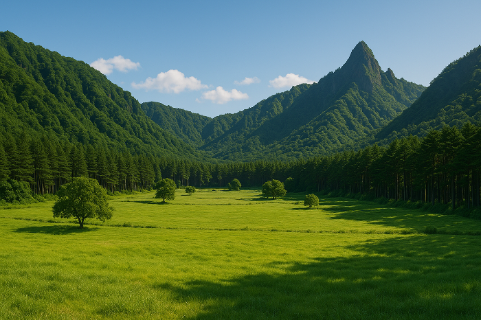 나리분지 평지 사진