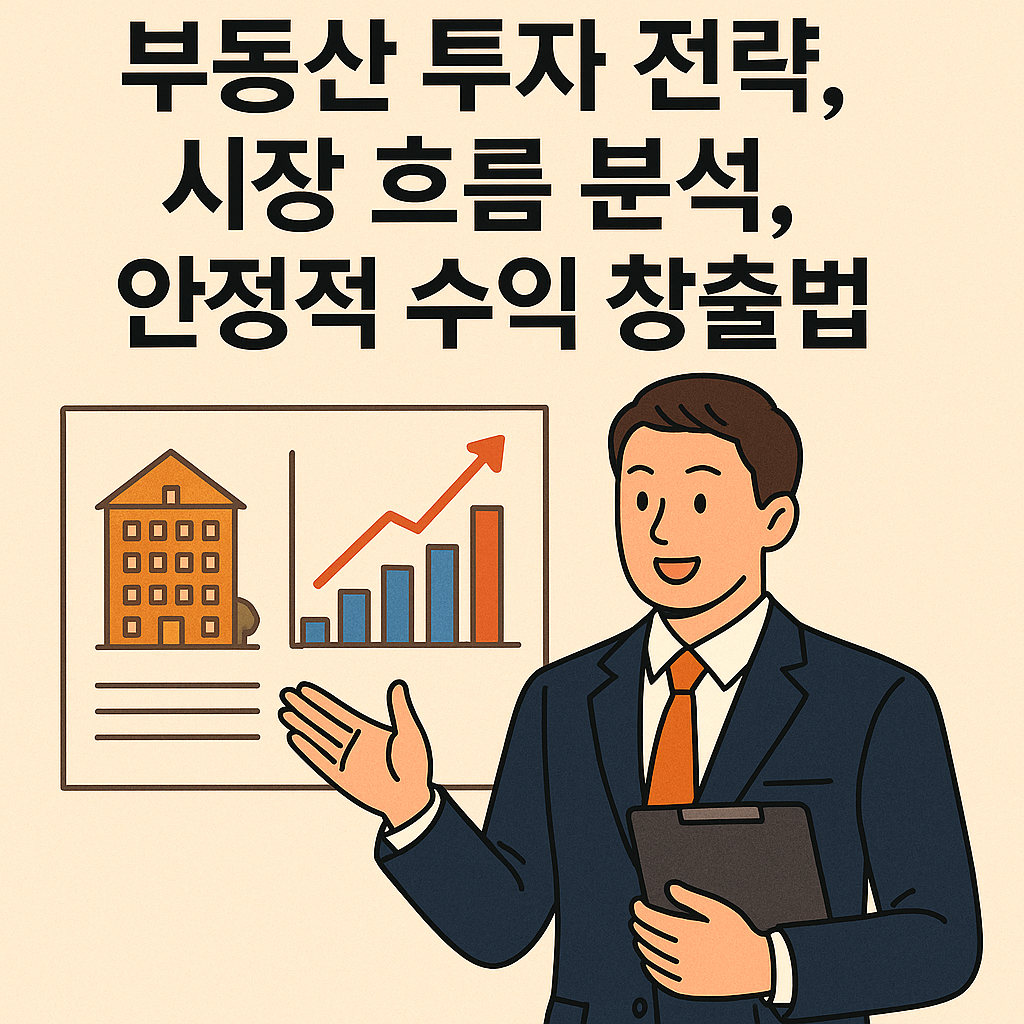 부동산 투자 전략, 시장 흐름 분석, 안정적 수익 창출법