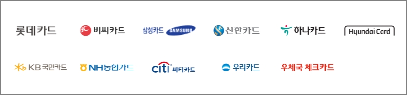 카드포인트 통합조회 카드사