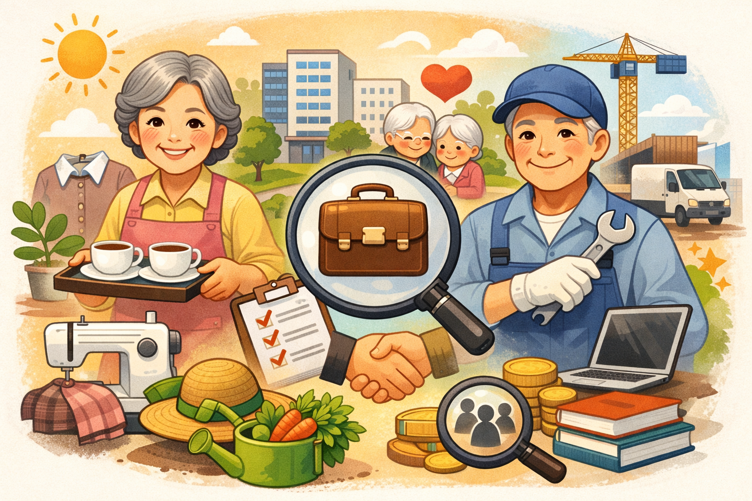 60대 일자리 찾기 완벽 가이드 (여성&middot;남성 추천 센터 총정리) 관련 사진