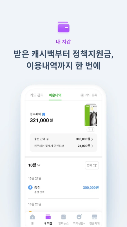 청주페이, 청주시의 지역화폐
