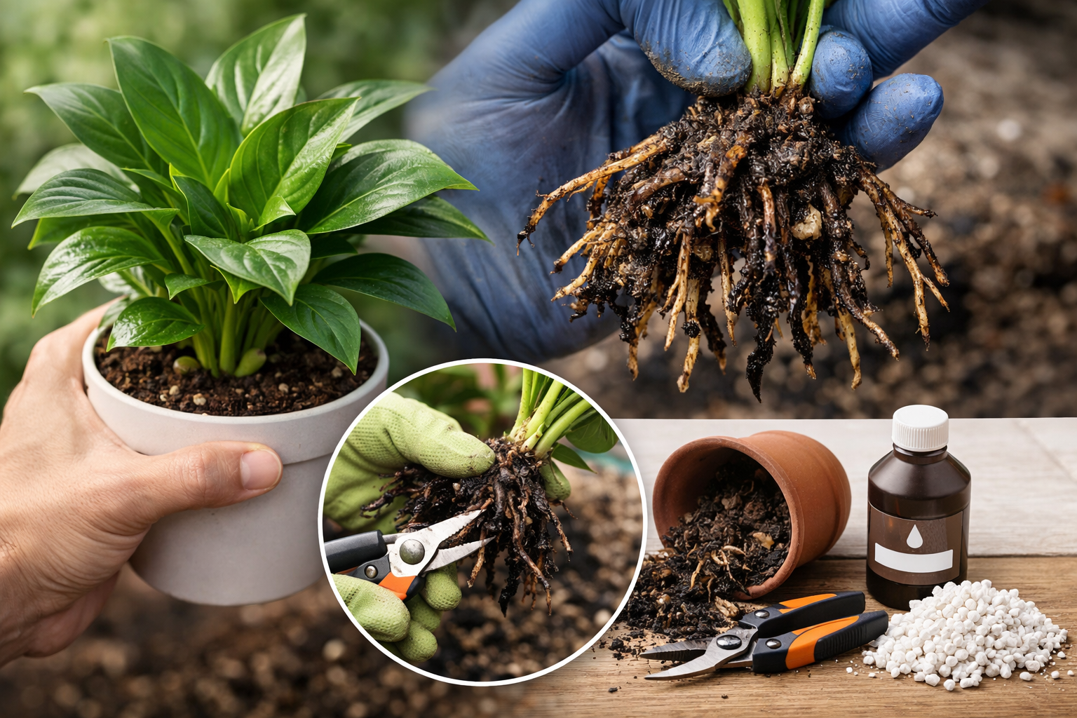 뿌리 썩음 해결