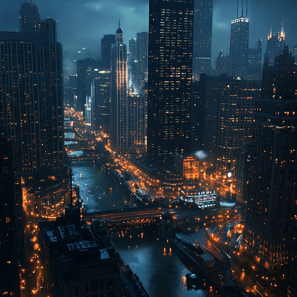 영화 다크 나이트 속 시카고 촬영지