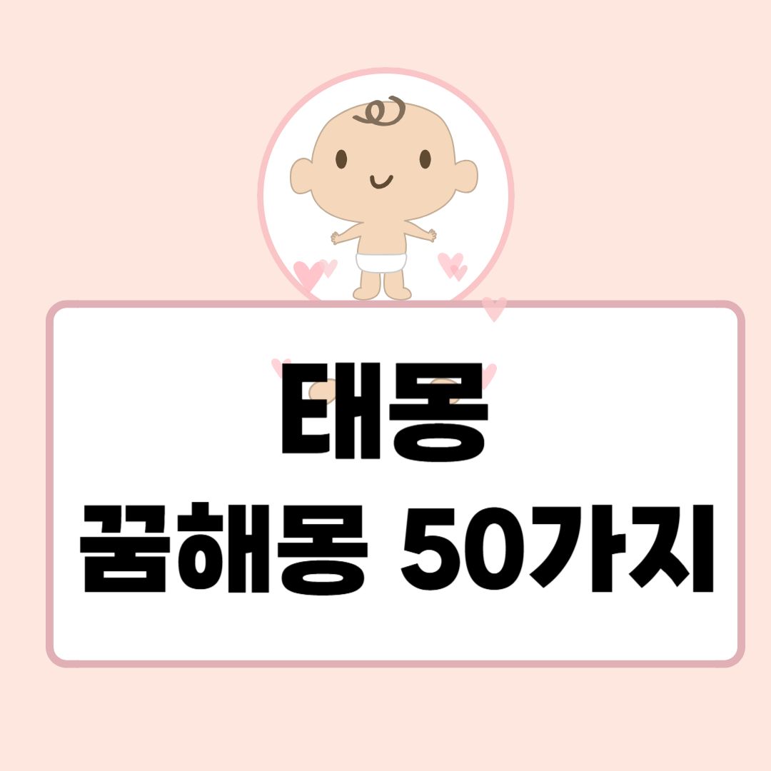 태몽 꿈해몽