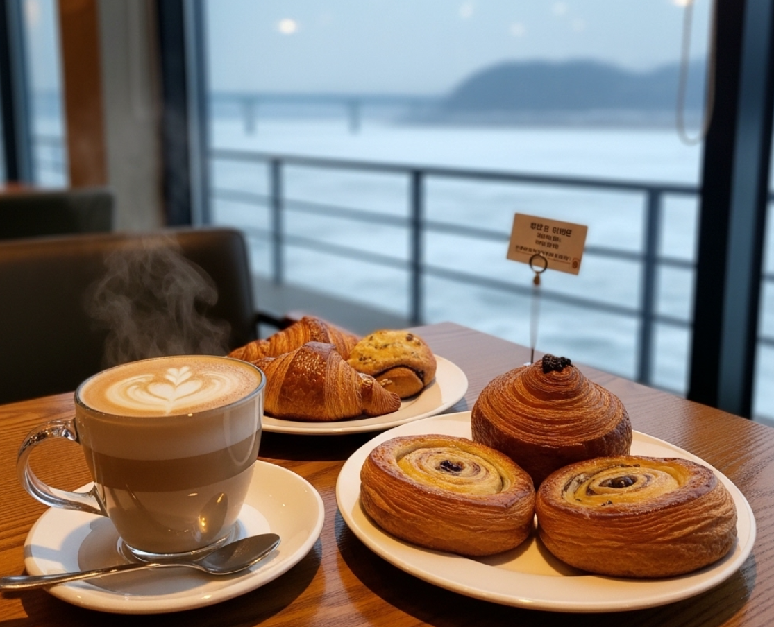 '북한강 뷰 베이커리 카페'