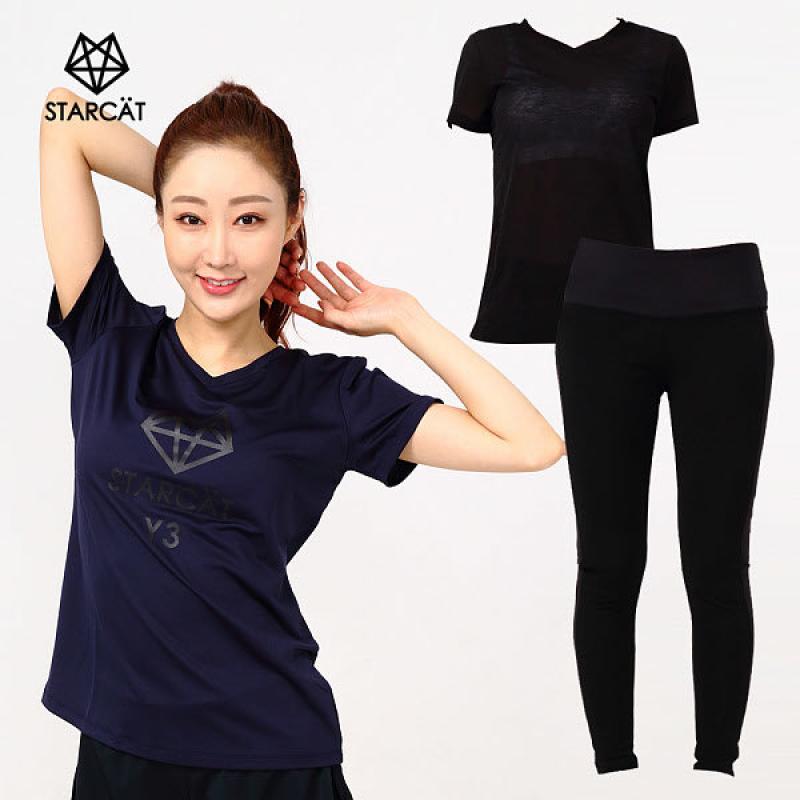 스타캣 요가복세트 필라테스복세트 TS10PT02S5