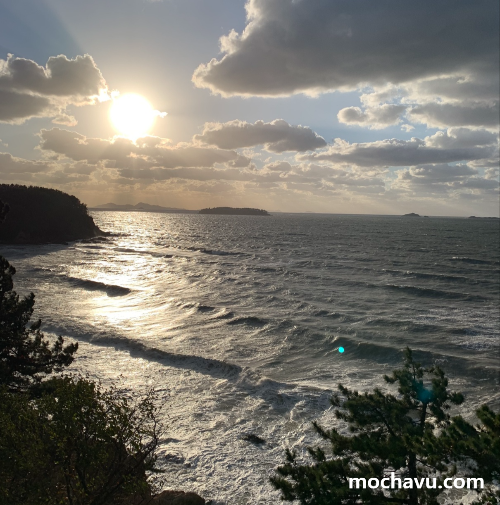 변산 노을 해안길 윤슬
