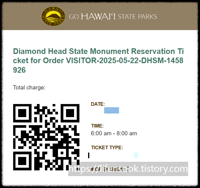 다이아몬드 헤드 입장권