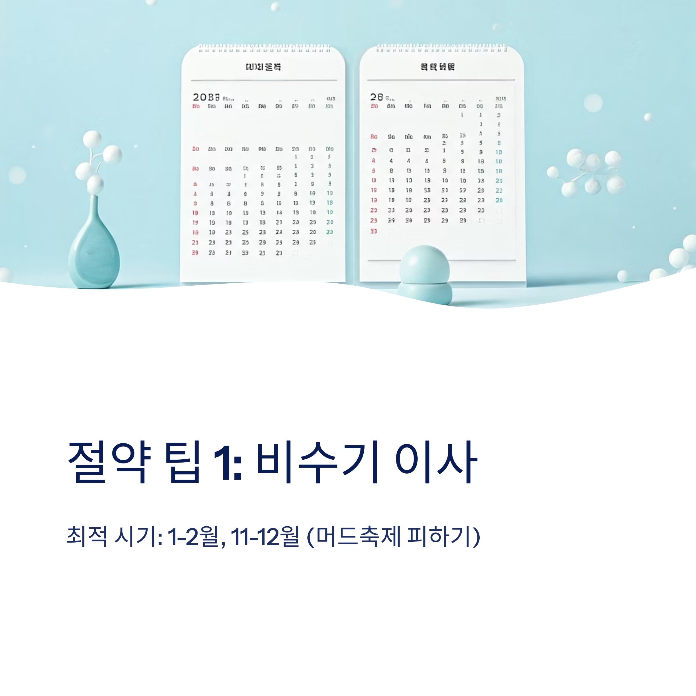 보령 이삿짐센터 비용 절약