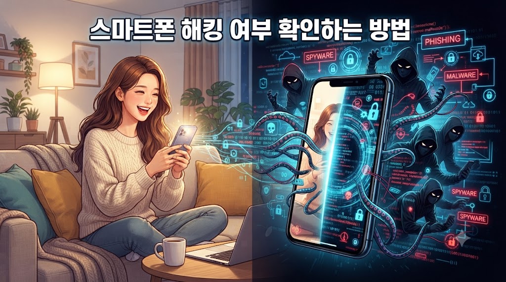 스마트폰 해킹 여부 확인하는 방법