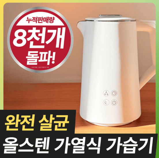 가열식 가습기 추천 순위 TOP 5(24년 11월) 네이버, 쿠팡 랭킹 비교 분석