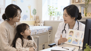 아이 열날 때 처짐 반응 확인