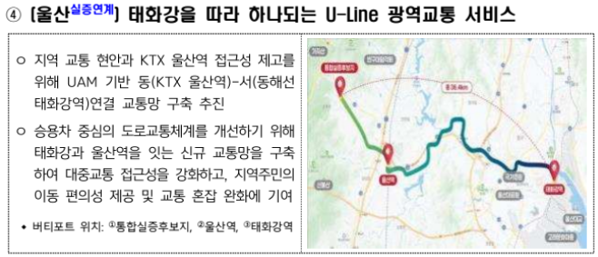 울산: 태화강을 따라 ‘U-Line’