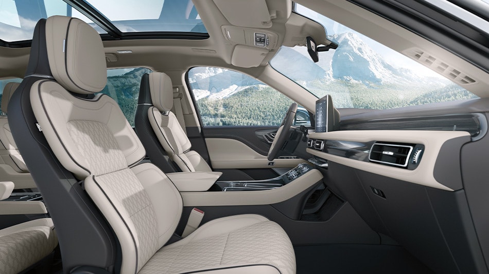 링컨 에비에이터 2023년형 실내 시트 사진 출처 링컨 홈페이지