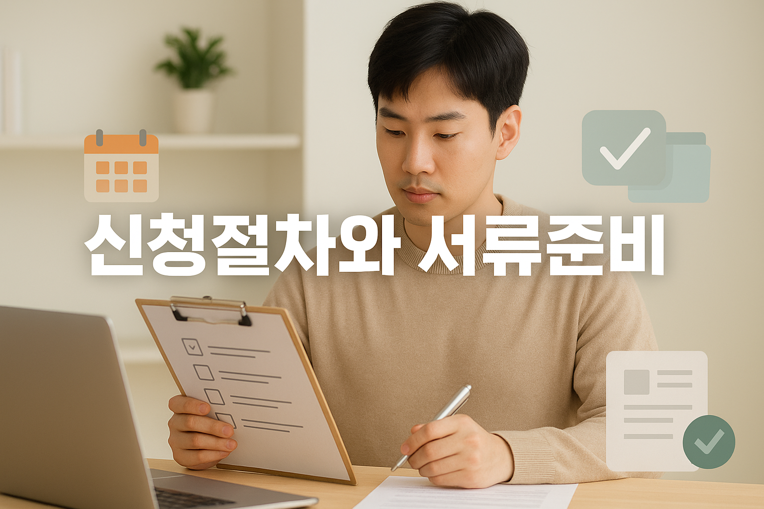 청년지역정착지원금 신청 및 준비서류