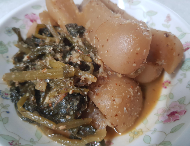 알타리무-총각무지짐만들기