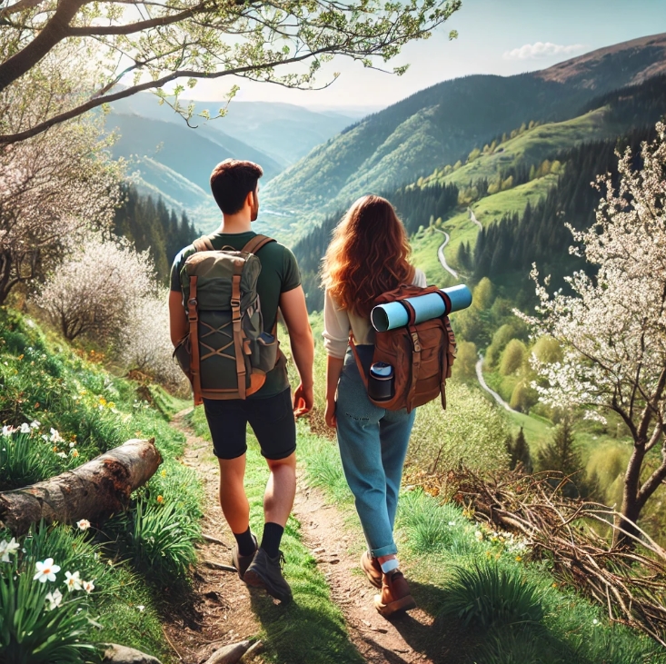 등산하는 이미지