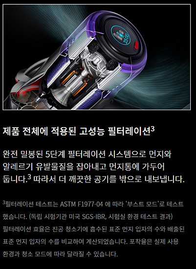 다이슨 다지털 슬림 성능 안내 