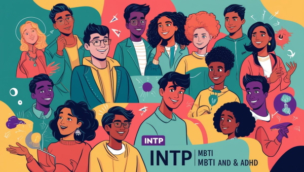 INTP 자녀가 ADHD를 가졌을 때 보이는 일반적인 특징에 관한 그림